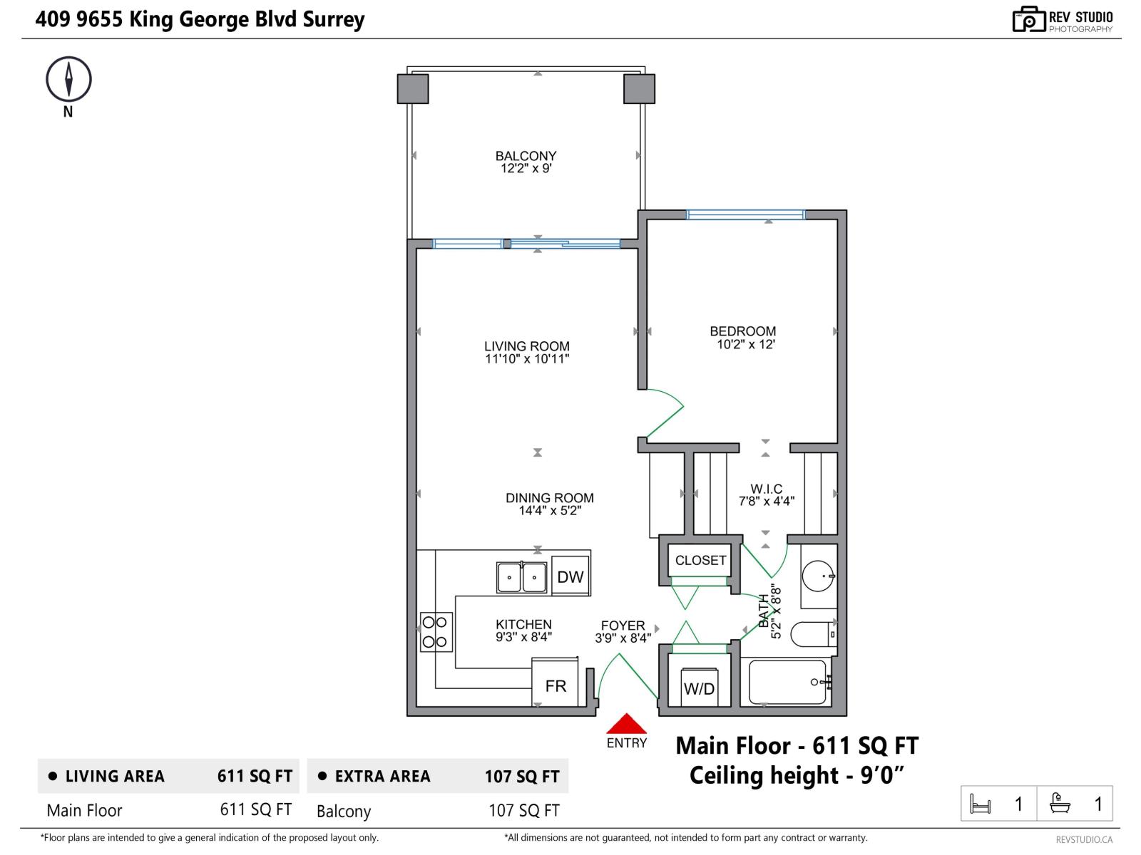 409 9655 King George Boulevard, Surrey, British Columbia V3T 0C7 - Photo 33 - R3167886