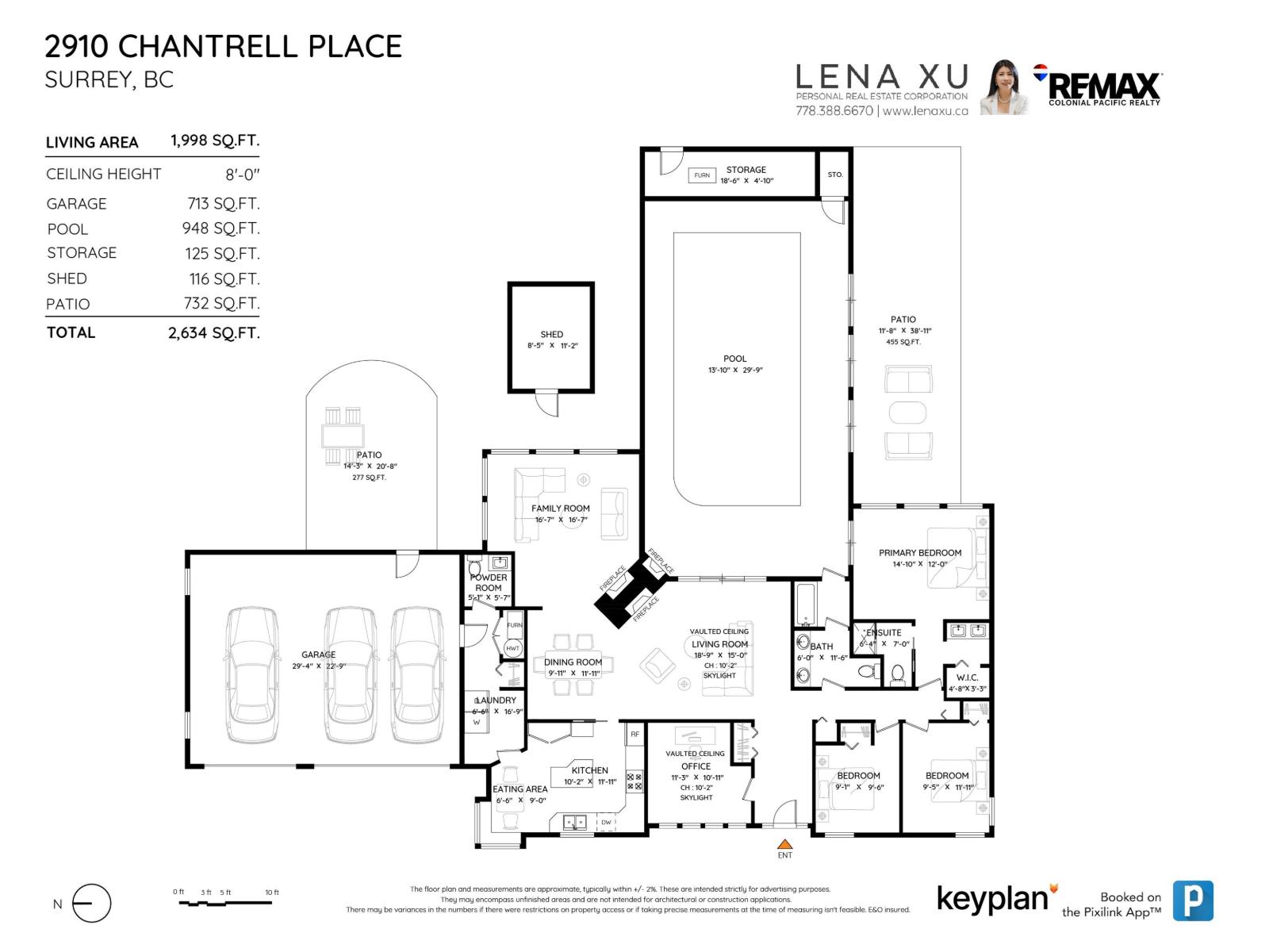 2910 Chantrell Place, Surrey, British Columbia  V4A 4A5 - Photo 2 - R3165479