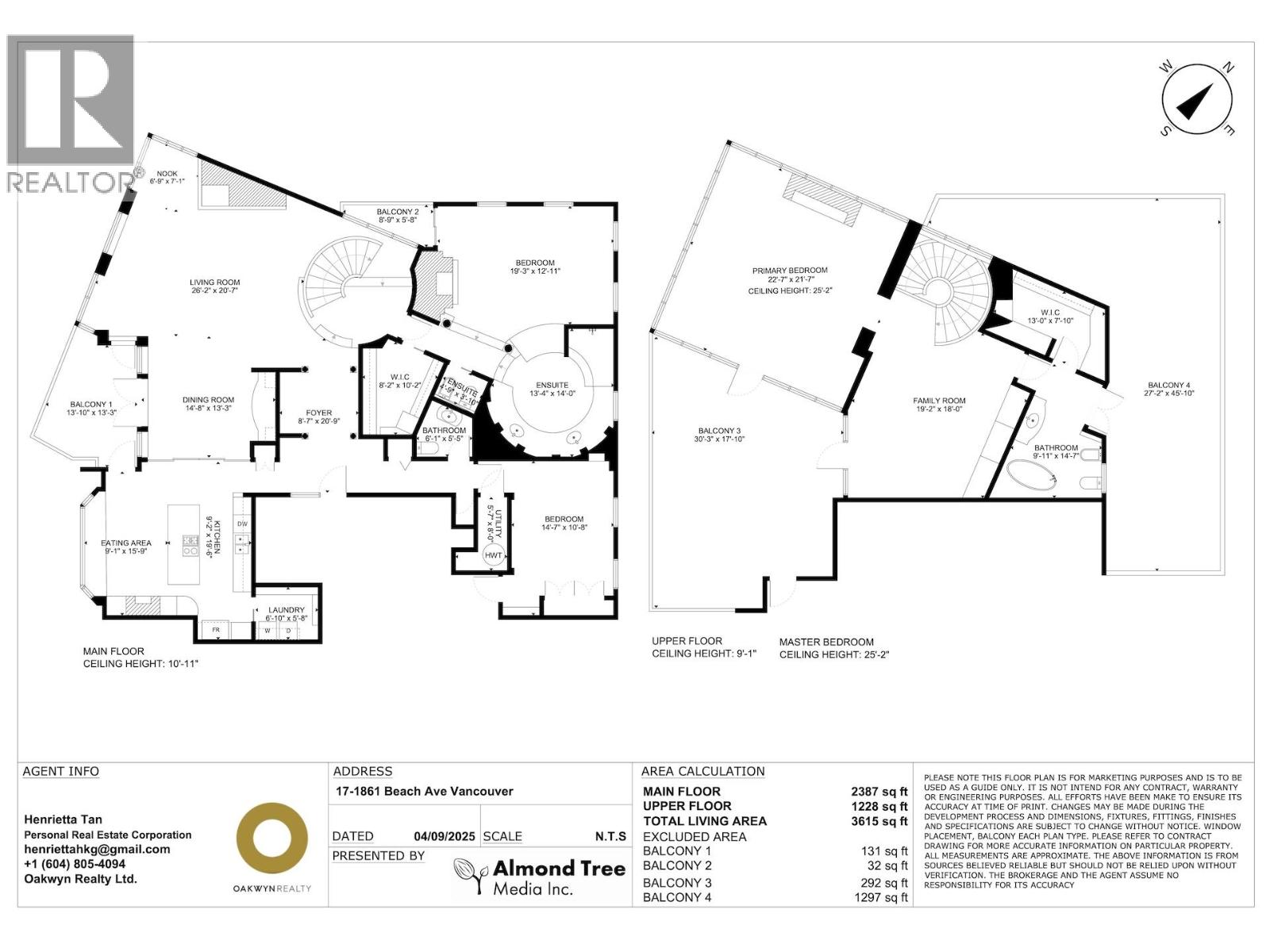 Listing Picture 40 of 40 : 17 1861 BEACH AVENUE, Vancouver / 溫哥華 - 魯藝地產 Yvonne Lu Group - MLS Medallion Club Member