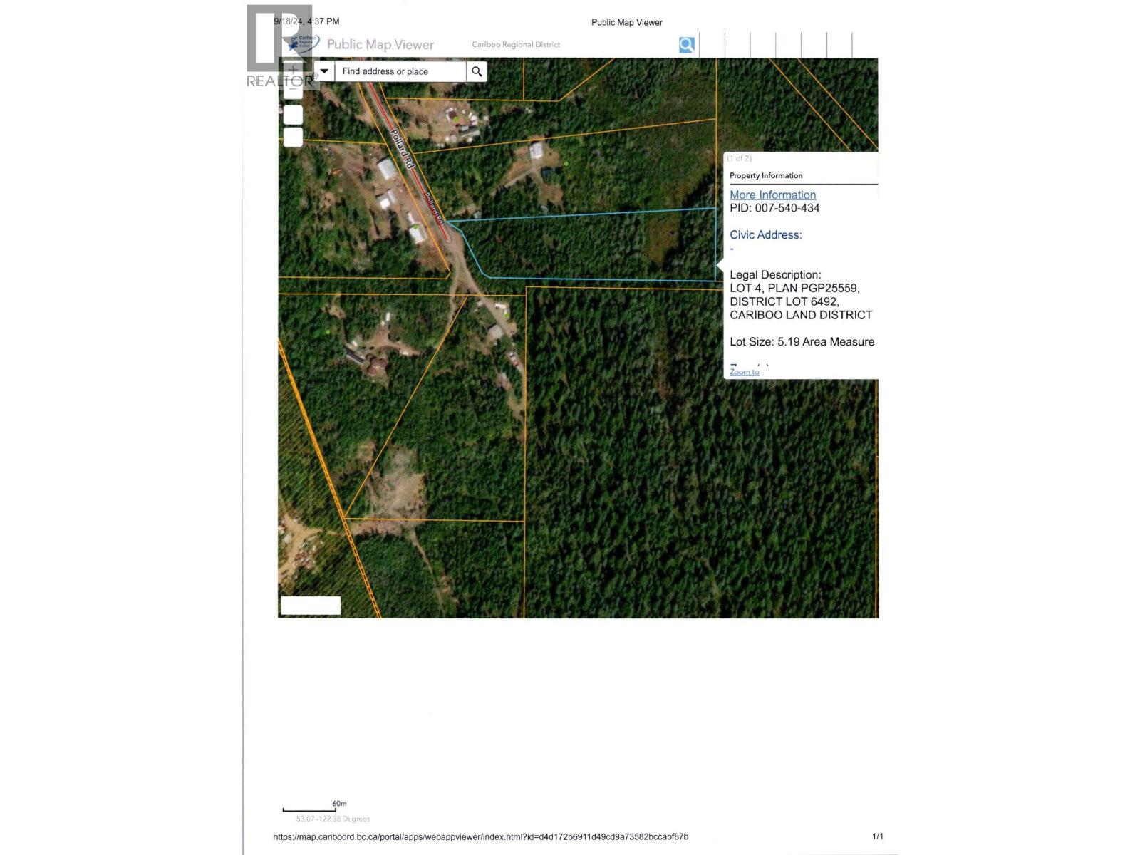 Lot 4 Pollard Road, Quesnel, British Columbia  V2J 6X5 - Photo 2 - R3168160