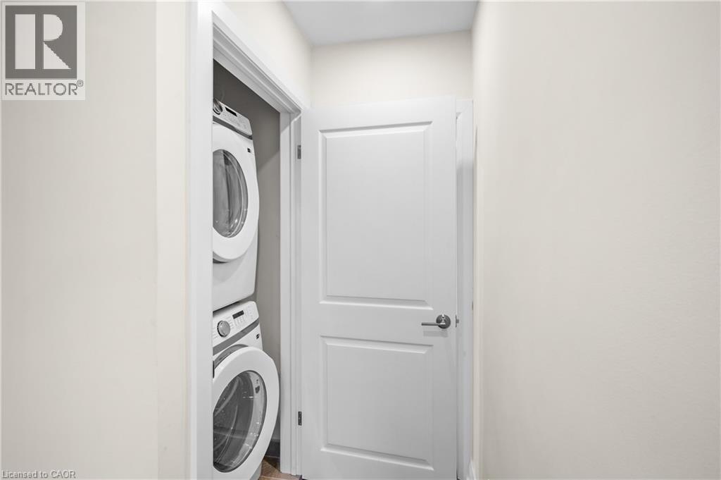 Main floor stacked laundry
