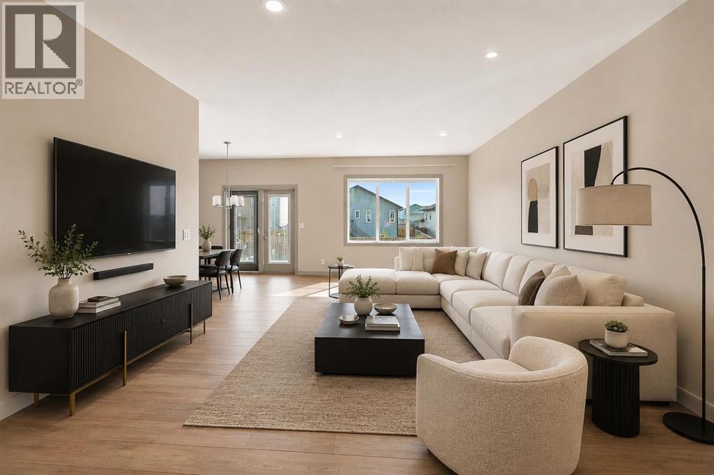 Virtually Staged Living Room