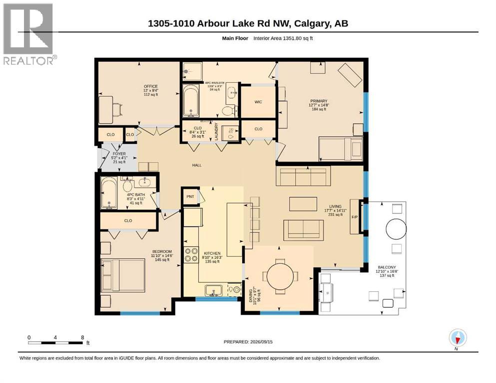 1305, 1010 Arbour Lake Road NW, Calgary, Alberta  T3G 4Y8 - Photo 46 - A2346333