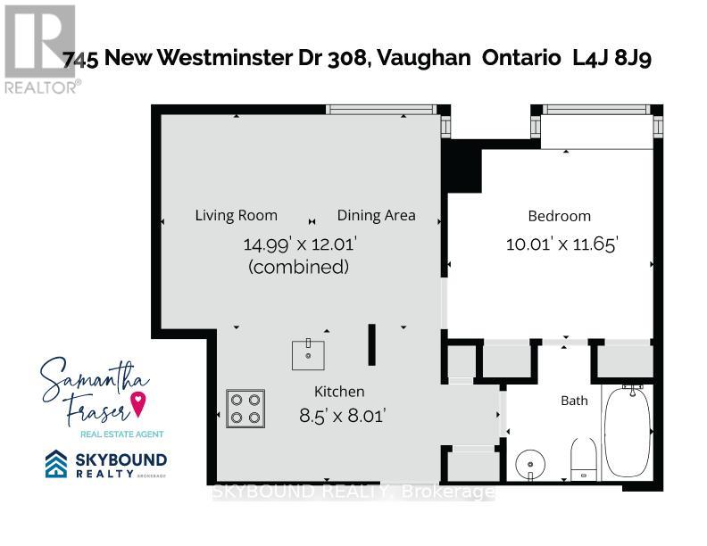 308 - 745 New Westminster Drive, Vaughan (Brownridge), Ontario  L4J 8J9 - Photo 3 - N13819100
