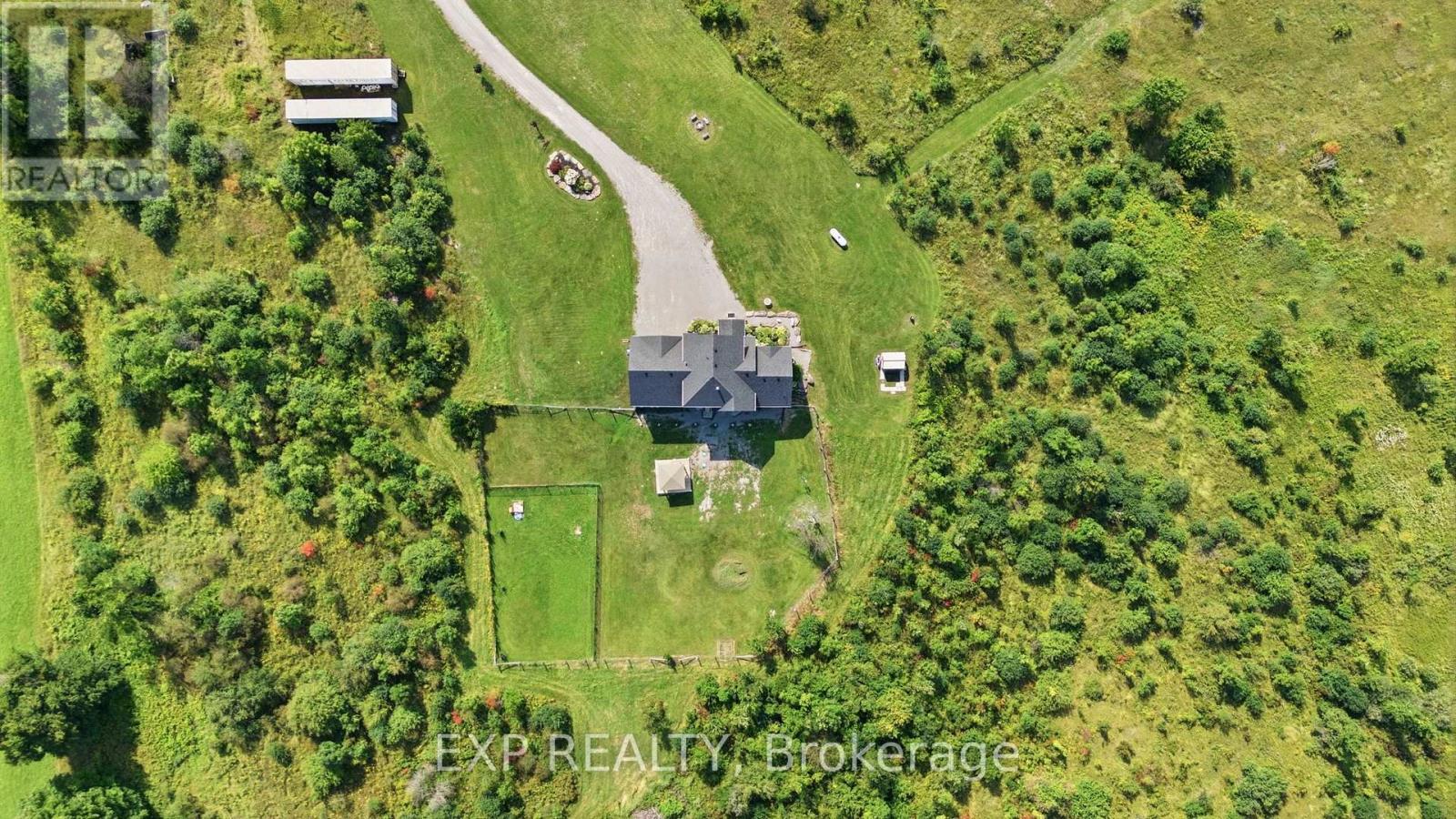 Overhead - the house in 102 acres