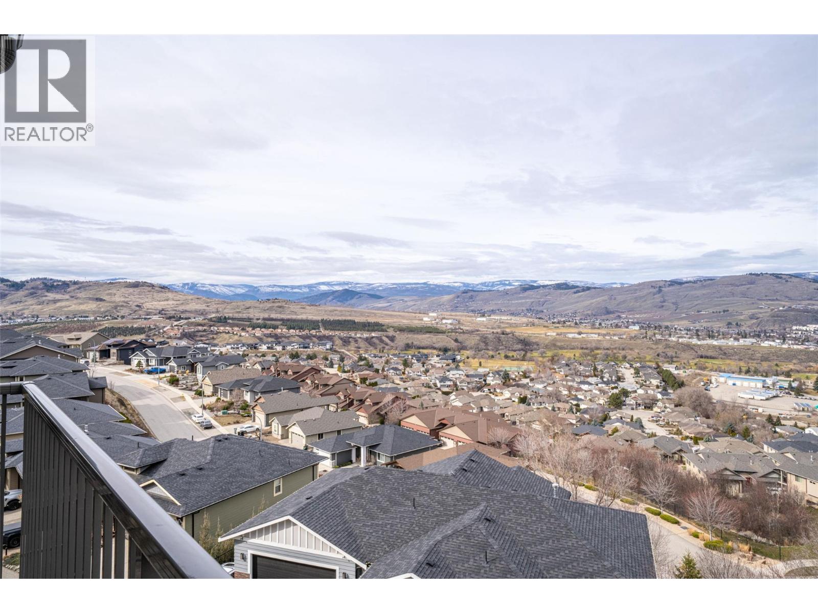 Deck view of valley & city panorama