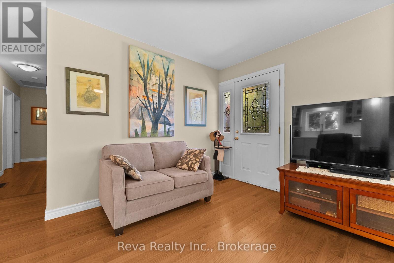 Front entrance to the main level.
