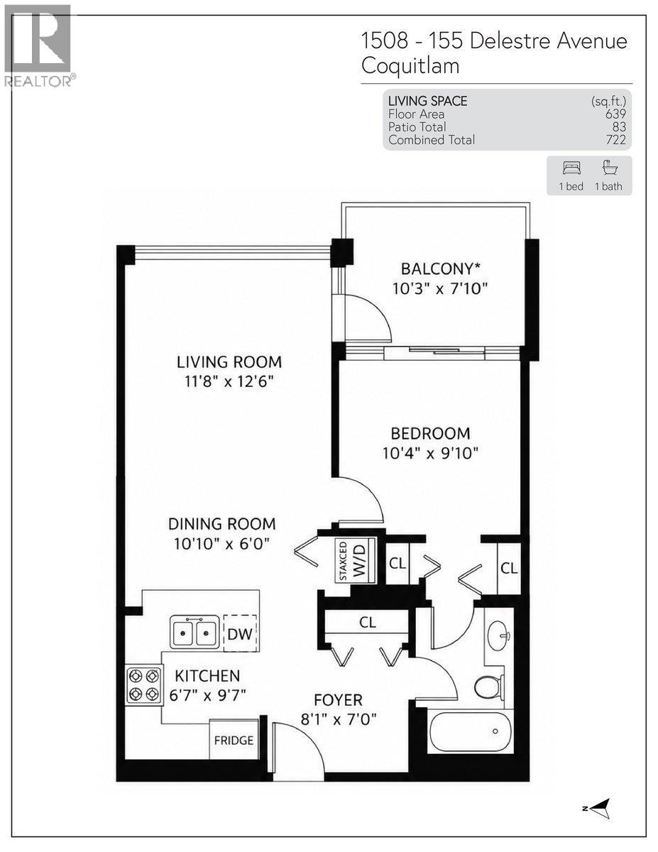 1608 555 Delestre Avenue, Coquitlam, British Columbia  V3K 0A9 - Photo 28 - R3169061
