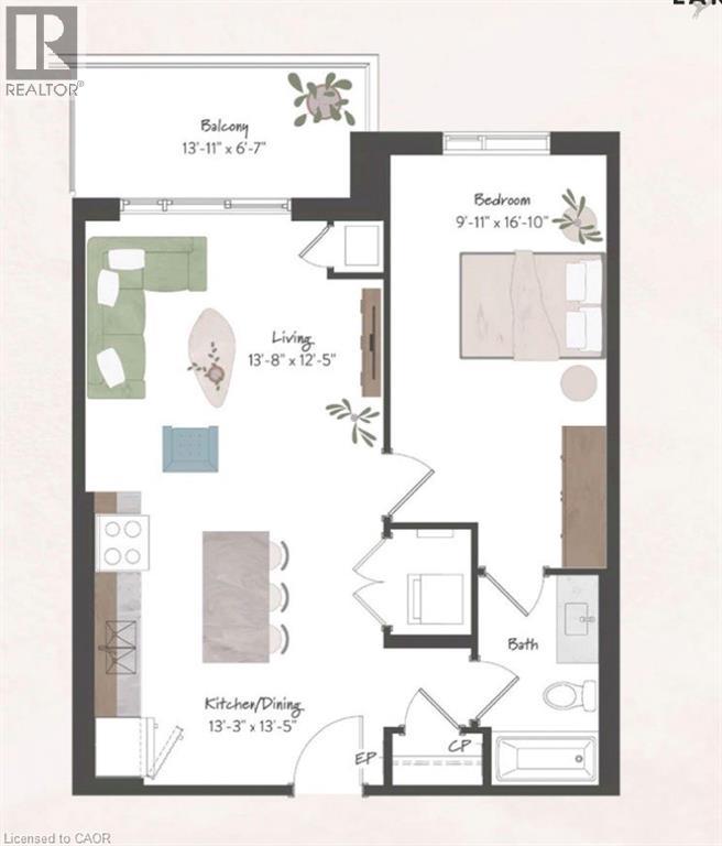 525 New Dundee Road Unit# 809, Kitchener, Ontario  N2P 0K8 - Photo 2 - 40865783