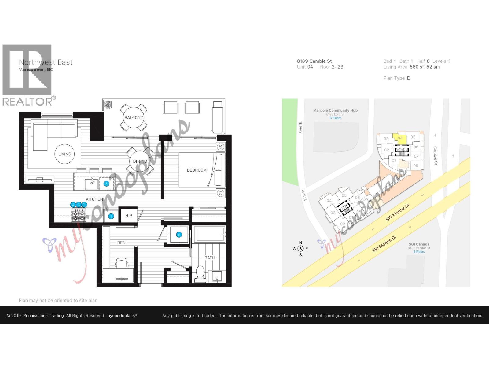 5xx 8189 Cambie Street, Vancouver, British Columbia  V6P 0G6 - Photo 10 - R3169150