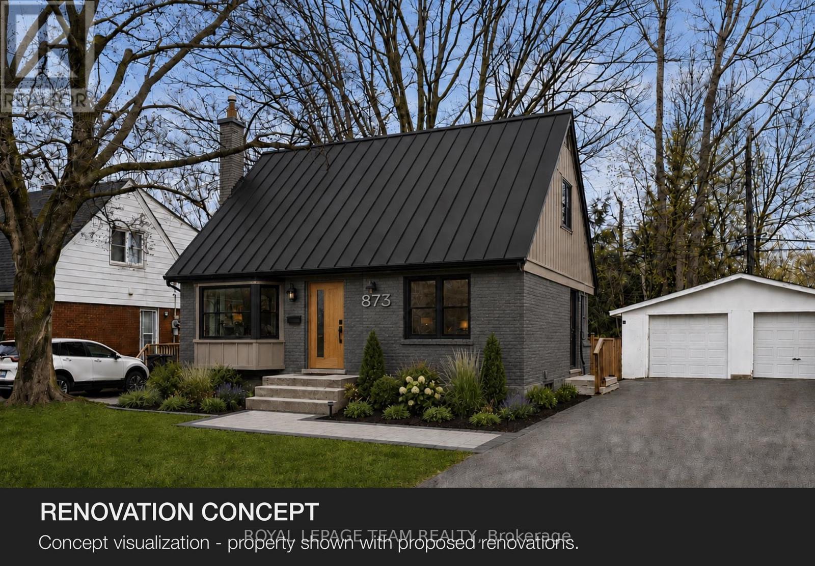 Virtually modified to show possible renovation.