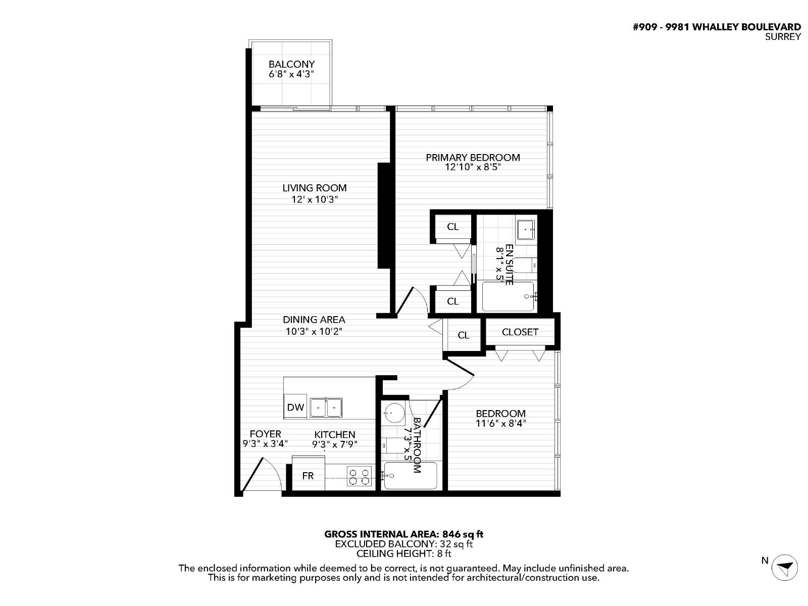 909 9981 Whalley Boulevard, Surrey, British Columbia  V3T 0G6 - Photo 12 - R3168772