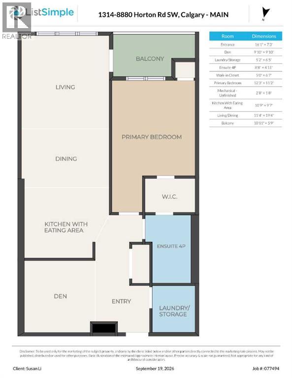 1314, 8880 Horton Road SW, Calgary, Alberta  T2V 2W3 - Photo 26 - A2343743