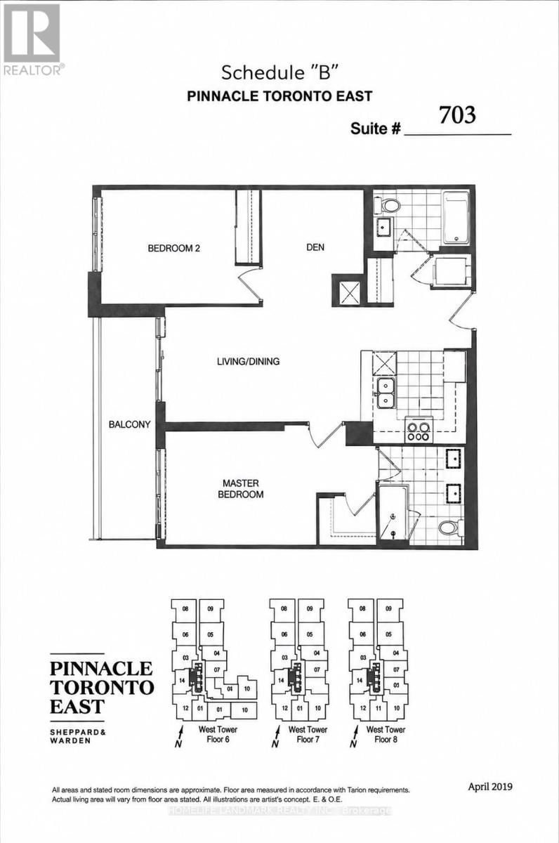 703 - 3260 Sheppard Avenue E, Toronto, Ontario  M1T 0B5 - Photo 24 - E13826922