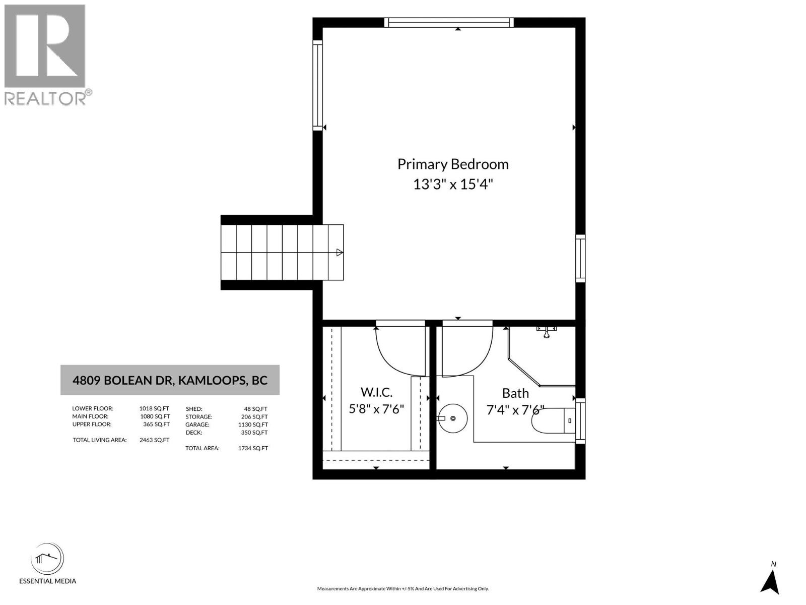 4809 Bolean Drive, Kamloops, British Columbia  V2H 1M3 - Photo 59 - 10402003