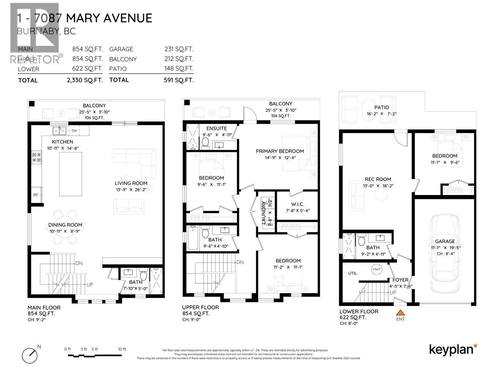 1 7087 Mary Avenue, Burnaby, British Columbia  V5E 3K1 - Photo 6 - R3169351