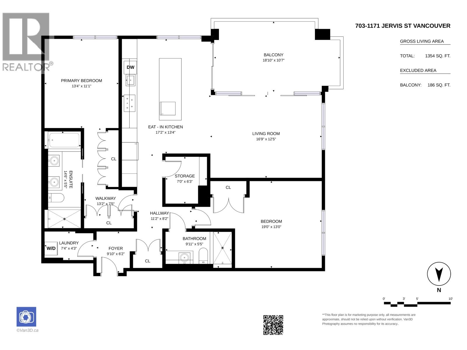 703 1171 Jervis Street, Vancouver, British Columbia  V6E 0C9 - Photo 12 - R3169876