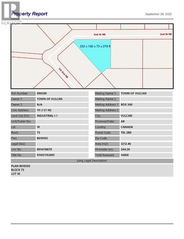 111 2 Street NE, Vulcan, Alberta