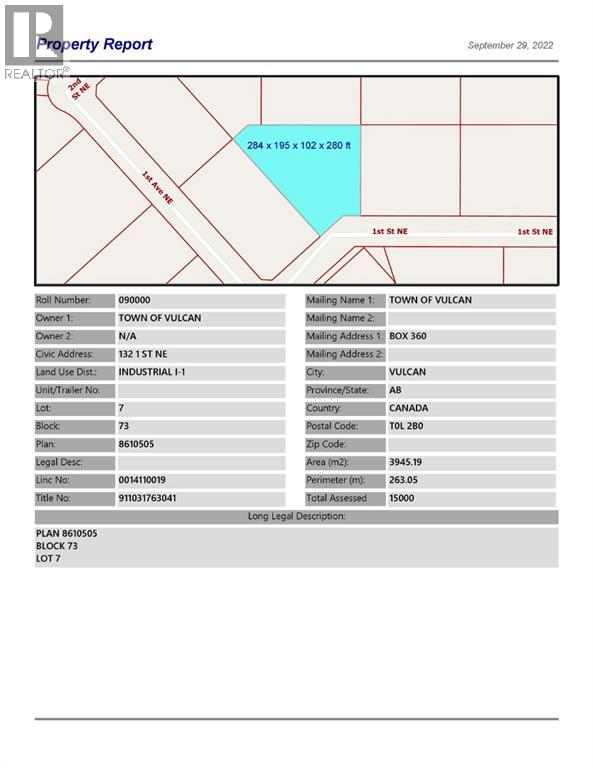 132 1 Street NE, Vulcan, Alberta