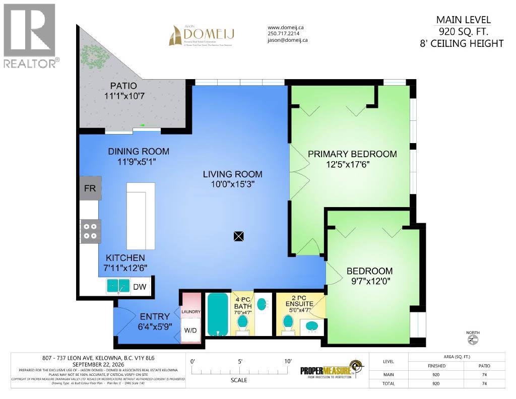 737 Leon Avenue Unit# 807, Kelowna, British Columbia  V1Y 8L6 - Photo 25 - 10392079