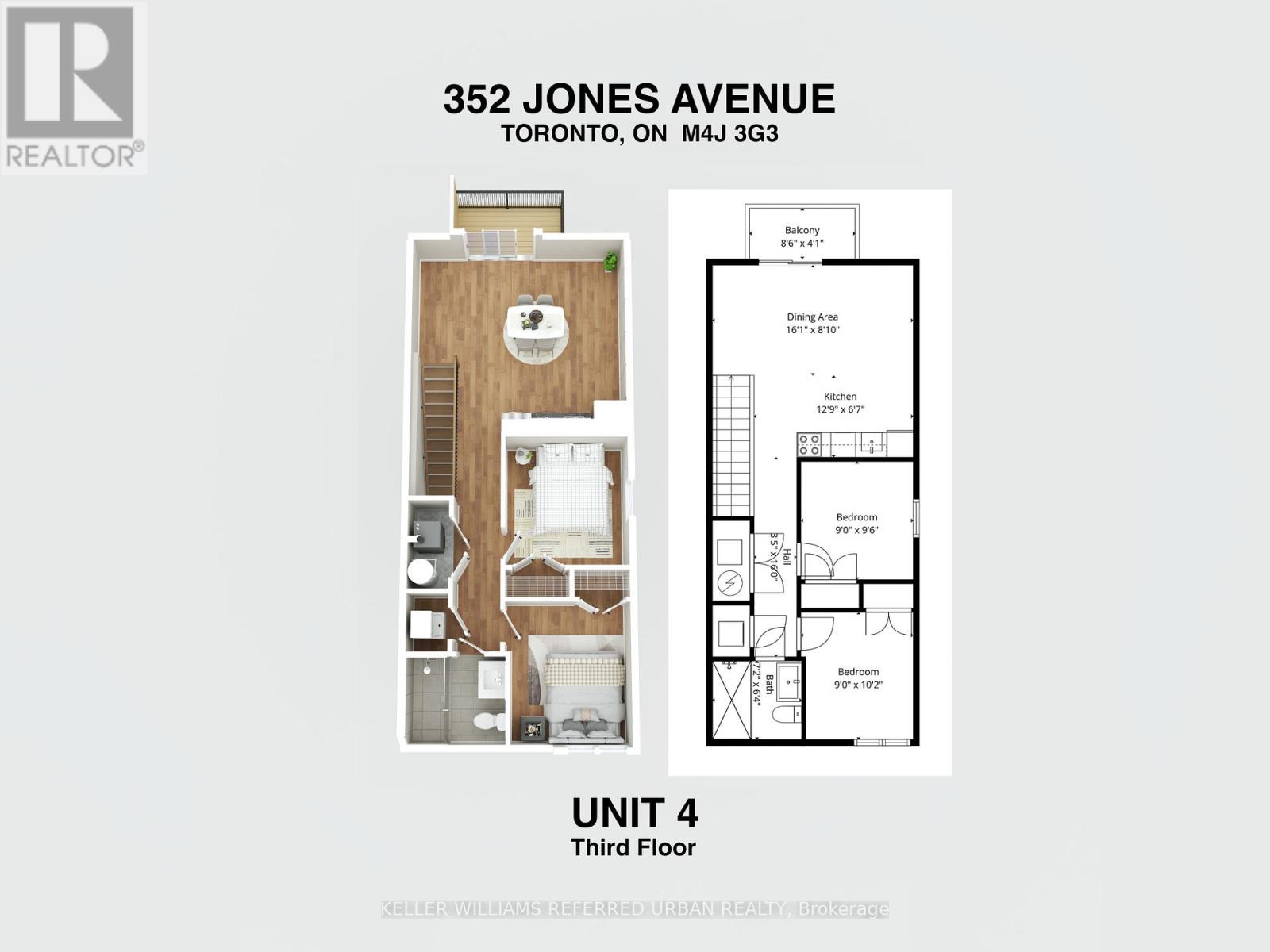 4 - 352 Jones Avenue, Toronto (Blake-Jones), Ontario  M4J 3G3 - Photo 15 - E13837386