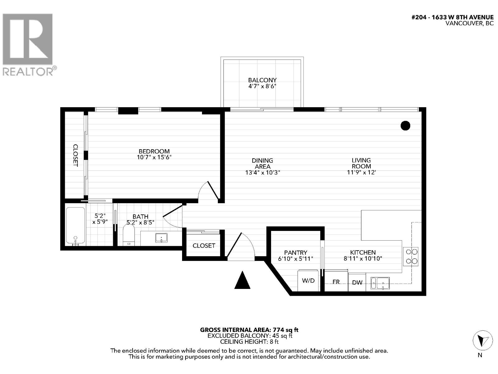 204 1633 W 8th Avenue, Vancouver, British Columbia  V6J 5H7 - Photo 37 - R3170761