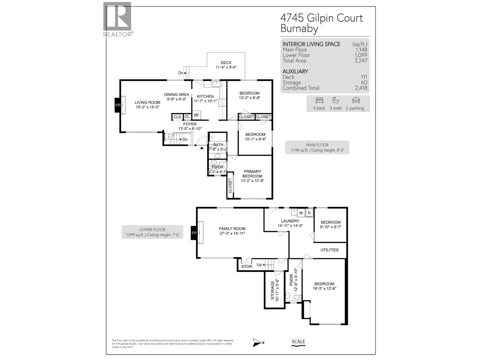 4745 GILPIN COURT