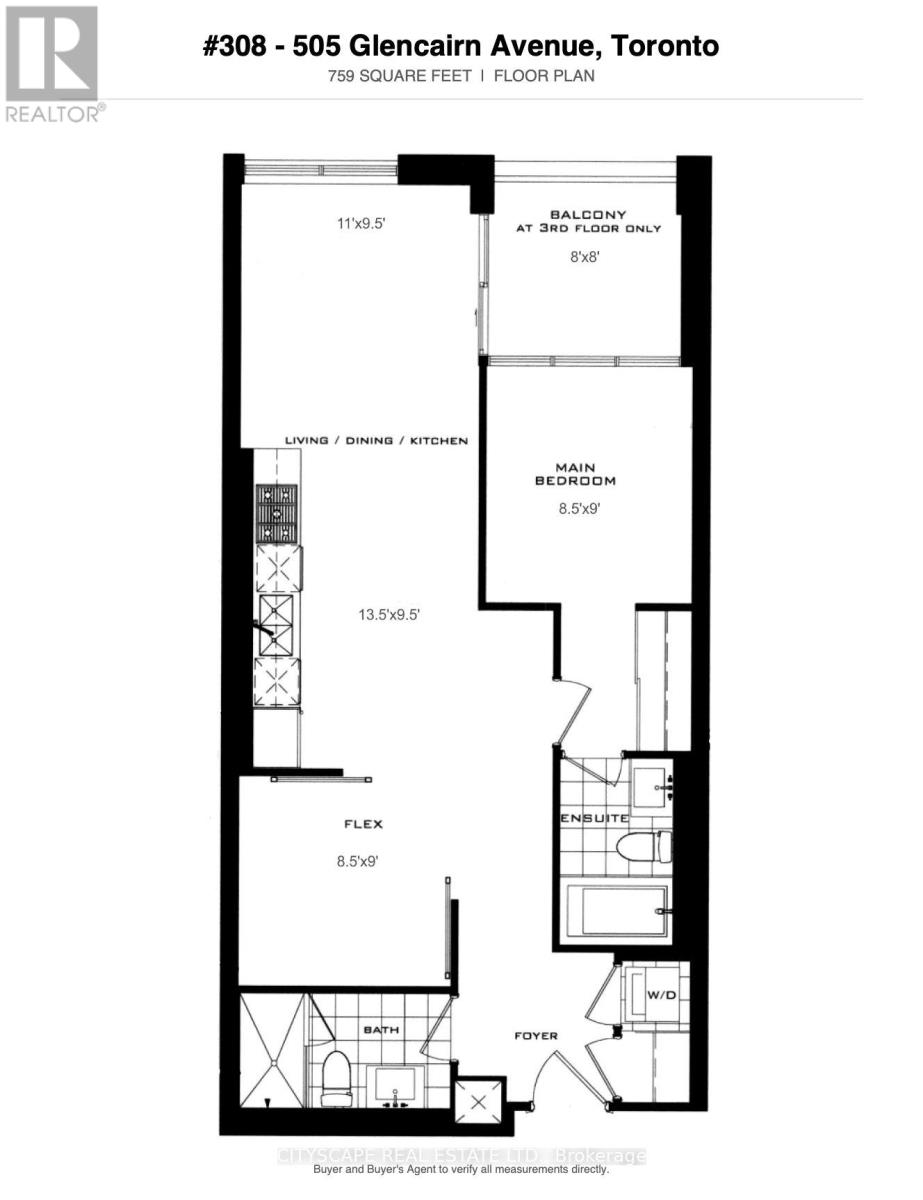 308 - 505 Glencairn Avenue, Toronto (Englemount-Lawrence), Ontario  M6B 0B2 - Photo 2 - C13841736