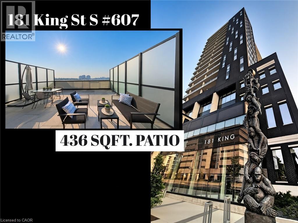 181 KING Street S Unit# 607, Waterloo, Ontario