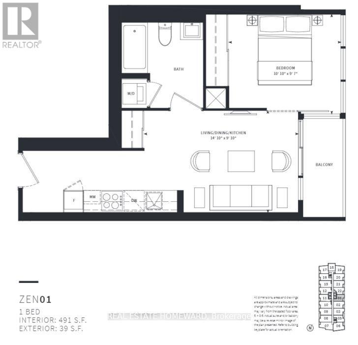 1101 - 19 Western Battery Road, Toronto, Ontario  M6K 0E3 - Photo 14 - C13783574