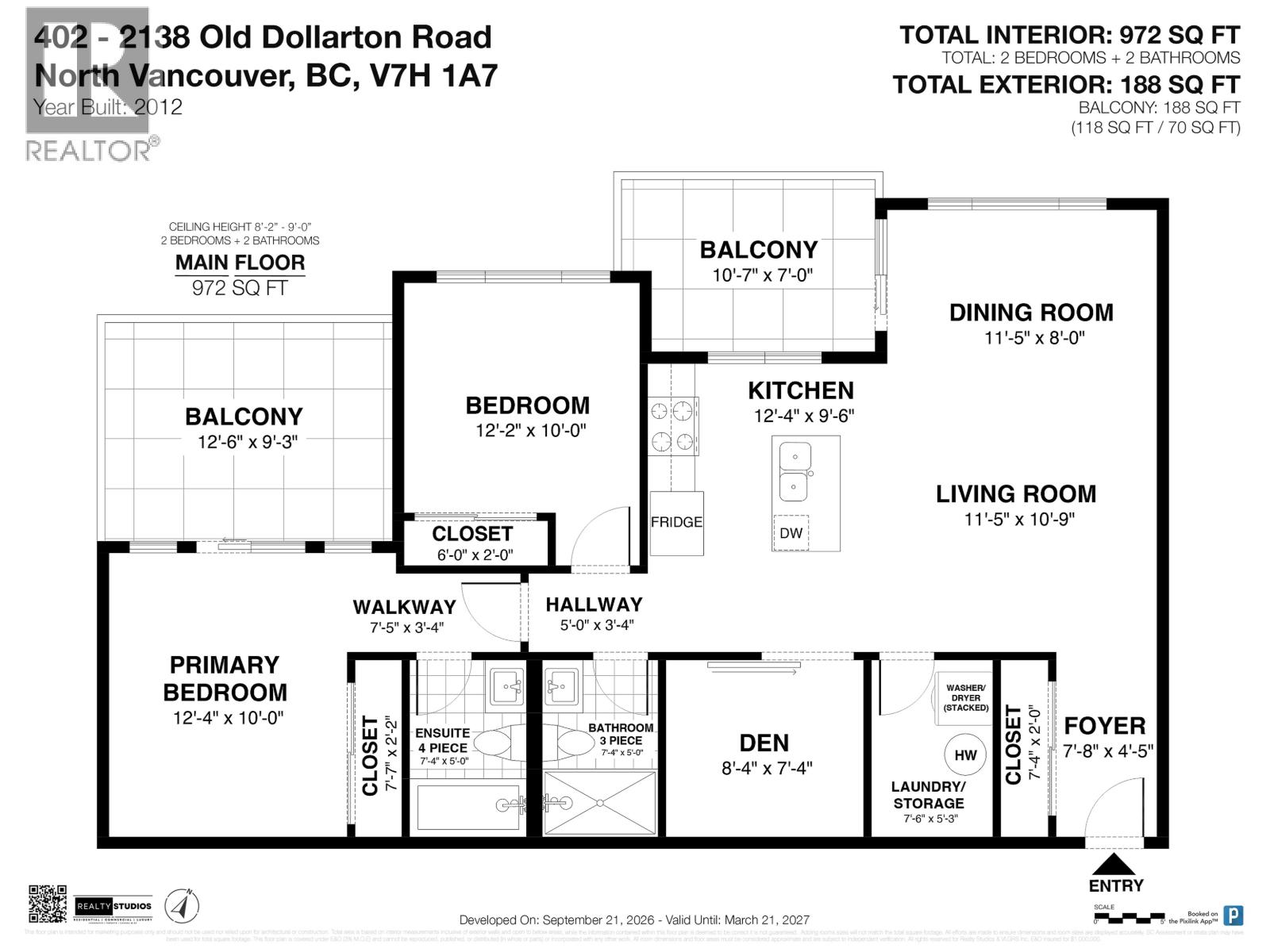 402 2138 Old Dollarton Road, North Vancouver, British Columbia  V7H 1A7 - Photo 5 - R3170798