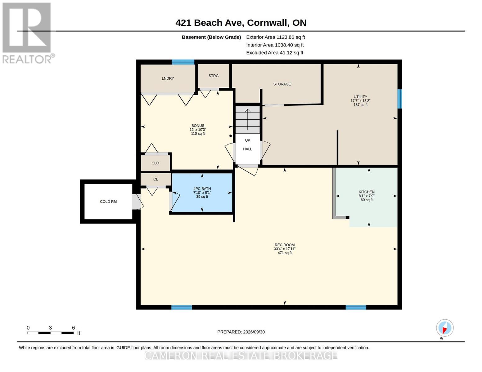 421 Beach Avenue, Cornwall, Ontario  K6H 5P3 - Photo 23 - X13844508