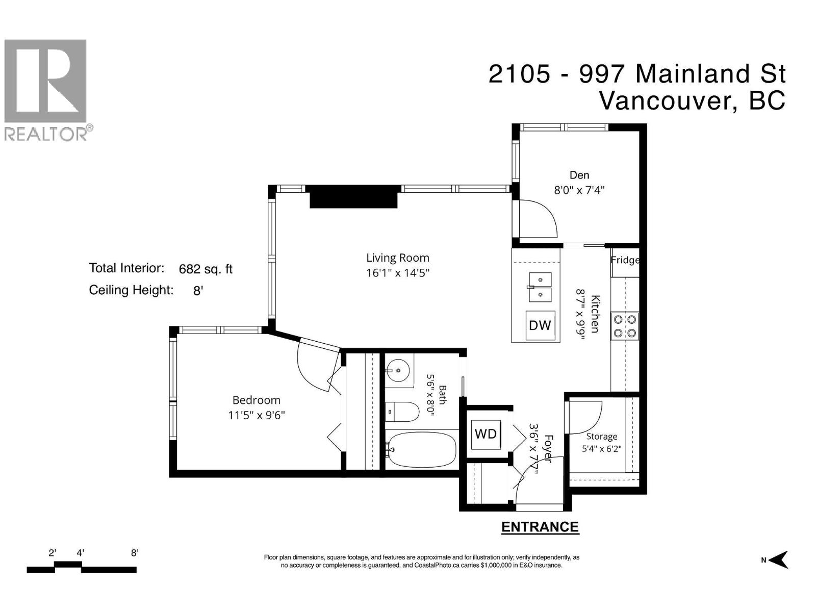 2105 977 Mainland Street, Vancouver, British Columbia  V6B 1T2 - Photo 10 - R3170689