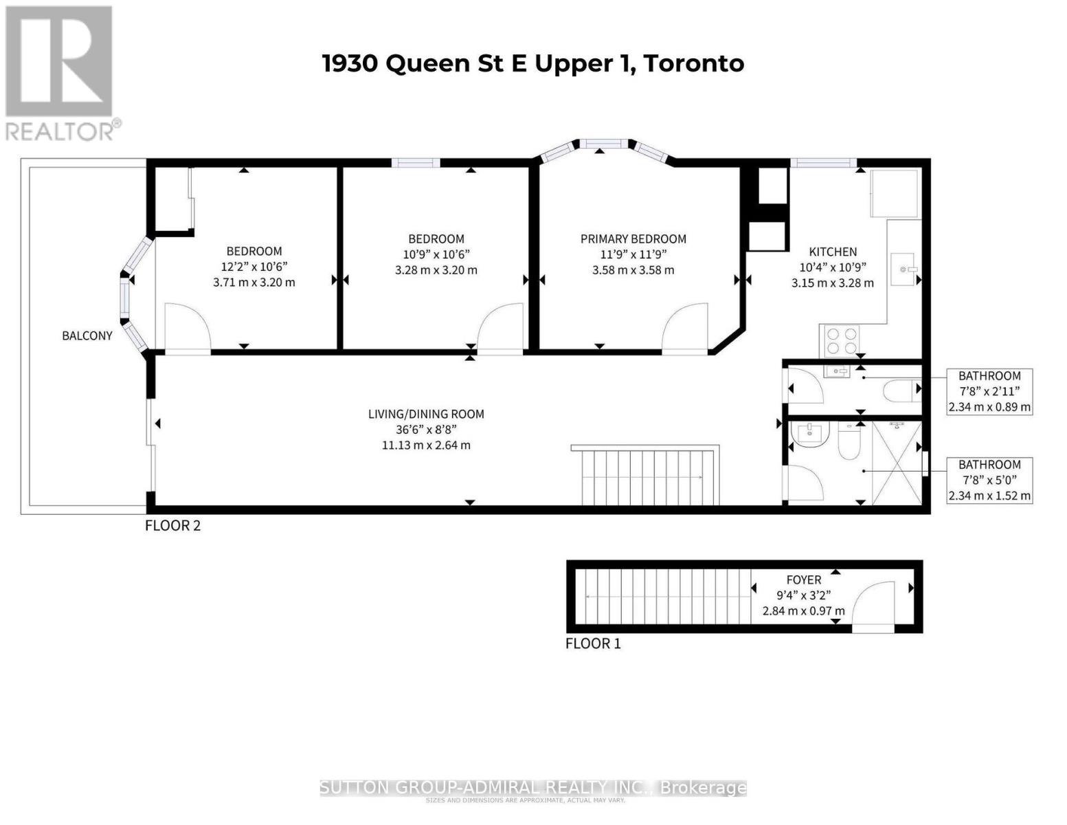 Upper 1 - 1930 Queen Street E, Toronto, Ontario  M4L 1H6 - Photo 31 - E13851774