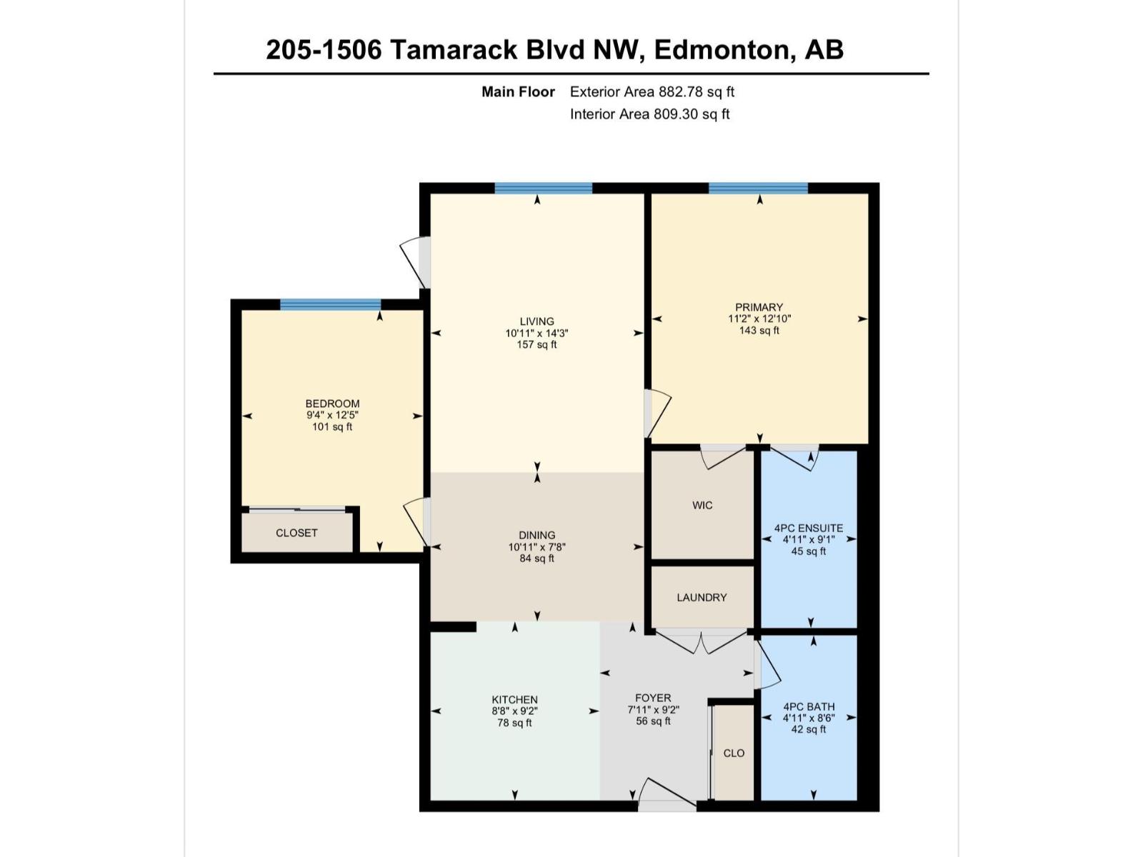 #205 1506 TAMARACK BV NW