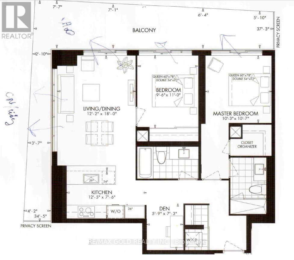 2203 - 56 Annie Craig Drive, Toronto, Ontario  M8V 0C8 - Photo 4 - W13854328