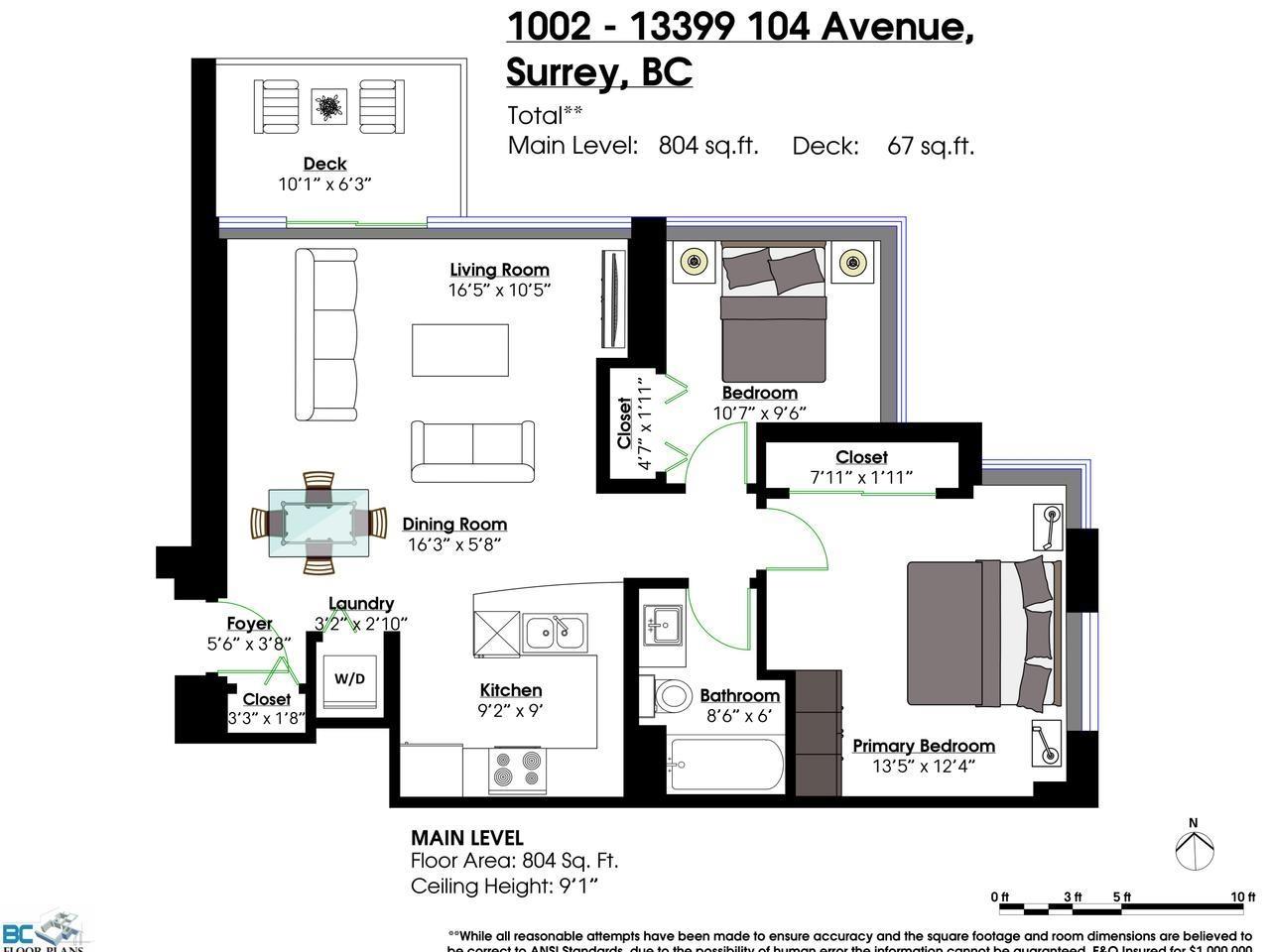 1002 13399 104 Avenue, Surrey, British Columbia  V3T 0C9 - Photo 21 - R3170809