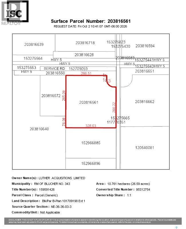 RM of Blucher Land, Blucher Rm No. 343, Saskatchewan