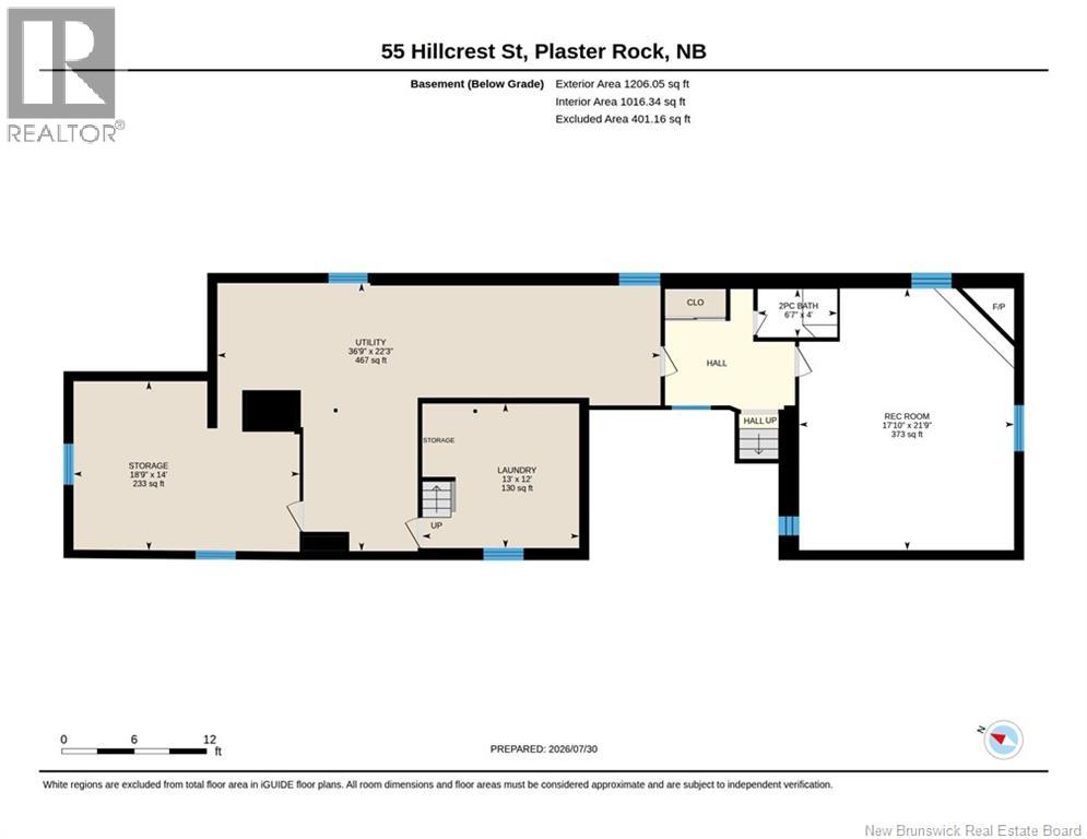 55 Hillcrest Street, Plaster Rock, New Brunswick  E7G 1V2 - Photo 36 - NB135553