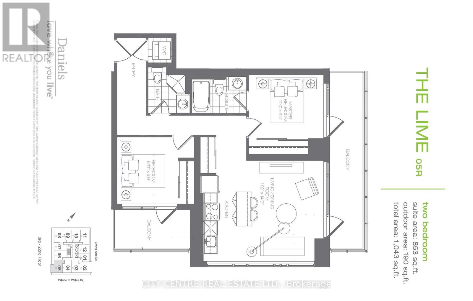 505 - 365 Prince Of Wales Drive, Mississauga, Ontario L5B 0G6 - Photo 3 - W13857992