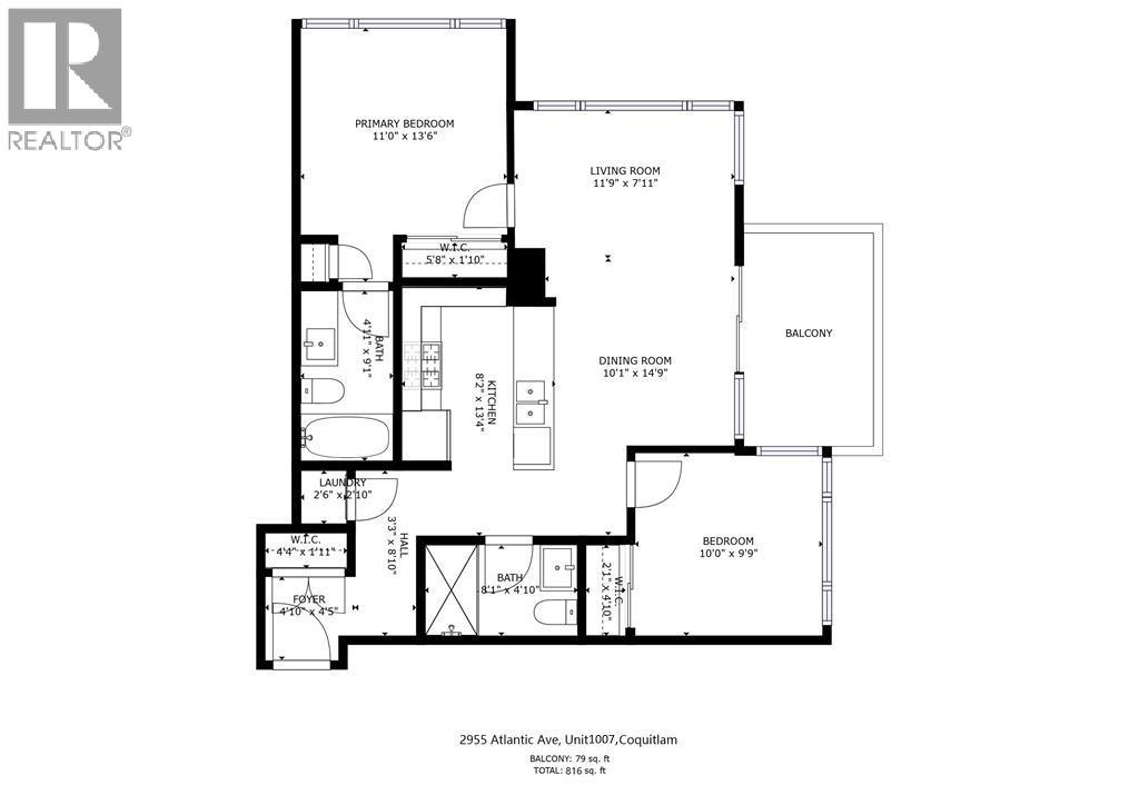 1007 2955 Atlantic Avenue, Coquitlam, British Columbia  V3B 0H9 - Photo 4 - R3171561
