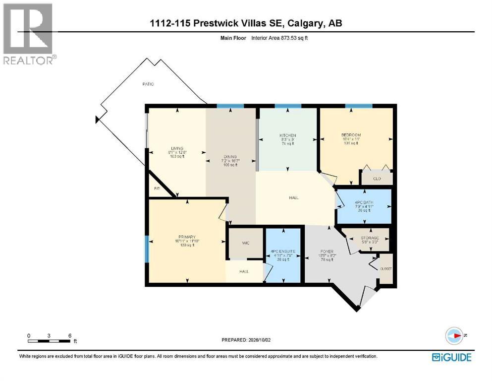 1112, 115 Prestwick Villas SE, Calgary, Alberta  T2Z 0M8 - Photo 39 - A2349438