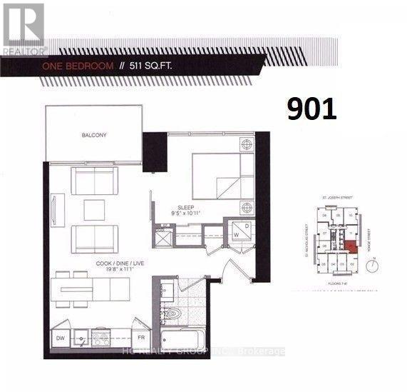 901 - 5 St Joseph Street, Toronto, Ontario  M4Y 1J6 - Photo 2 - C13861818
