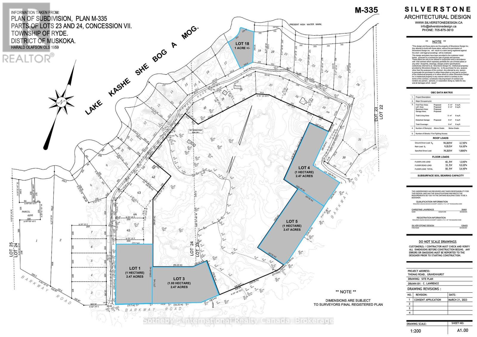 Lot 18 - 1037 Thomas Road, Gravenhurst, Ontario  P1P 1R3 - Photo 2 - X13857554