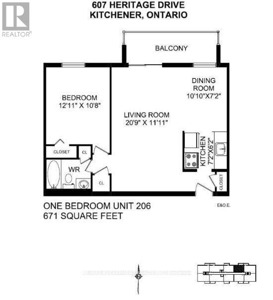 306 - 607 Heritage Drive, Waterloo, Ontario  N2B 3J2 - Photo 7 - X13862852