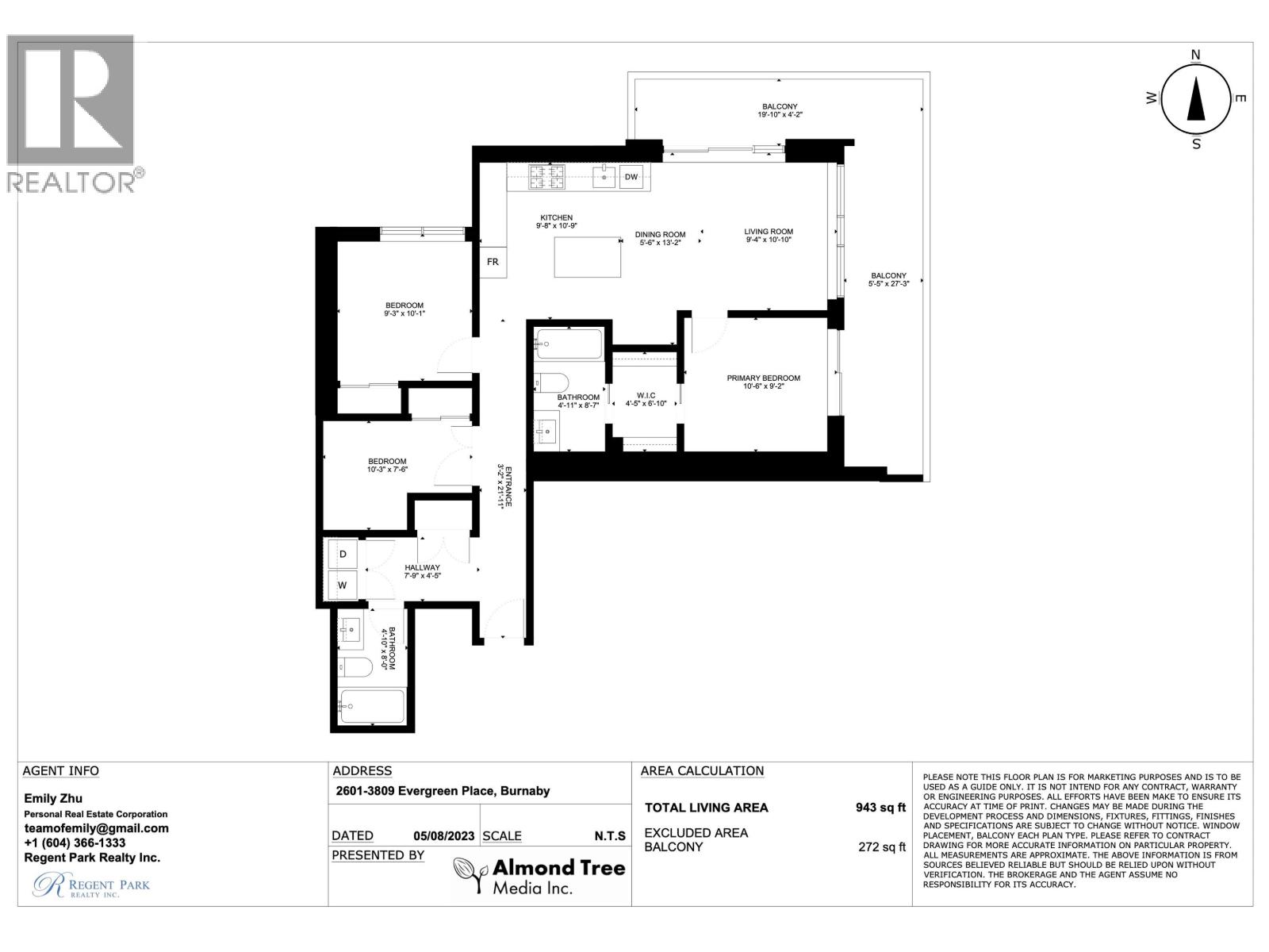 2601 3809 Evergreen Place, Burnaby, British Columbia  V3J 0M1 - Photo 24 - R3172326