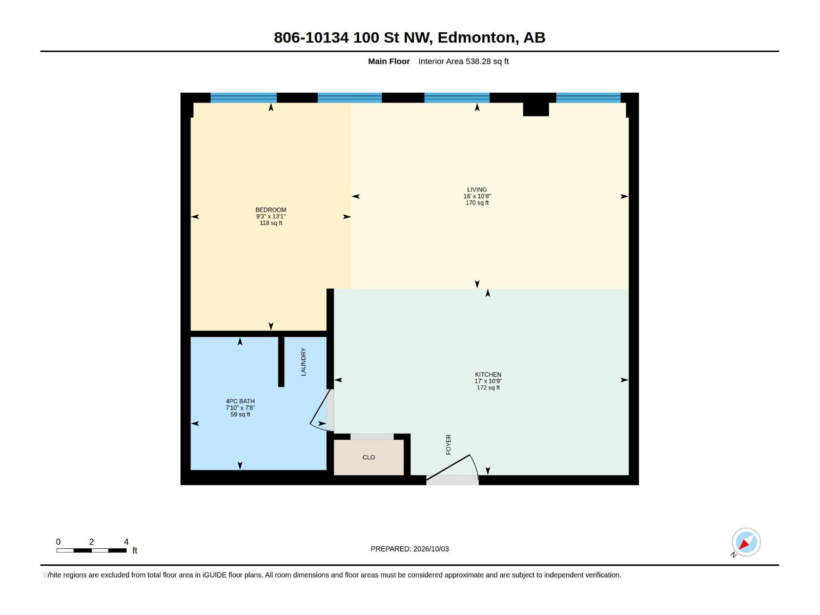 #806 10134 100 ST NW