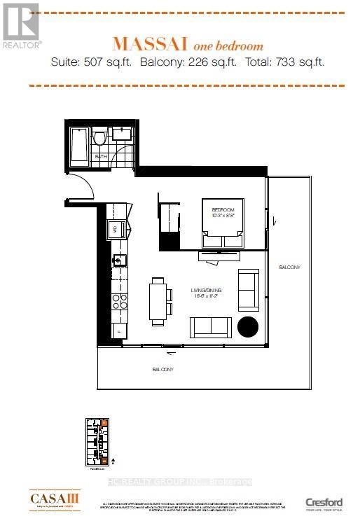 3503 - 50 Charles Street E, Toronto, Ontario  M4Y 0C3 - Photo 2 - C13869976