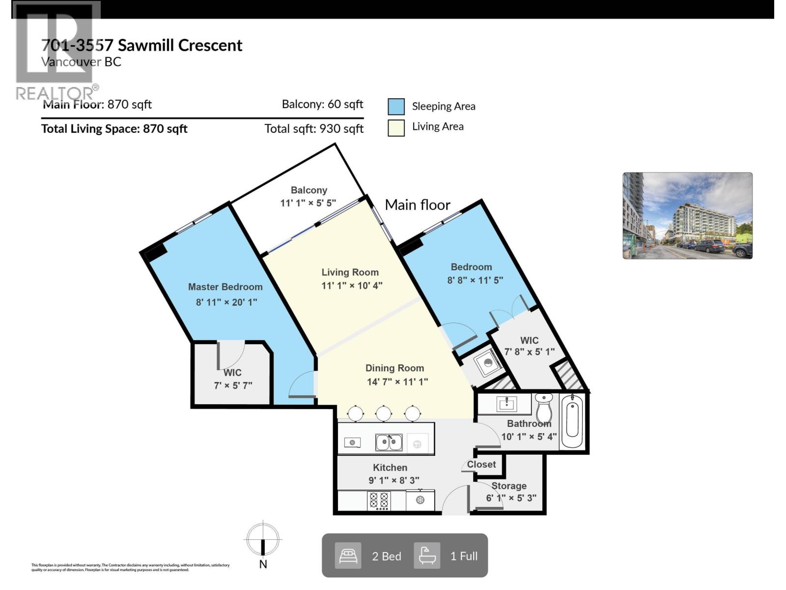 701 3557 SAWMILL CRESCENT