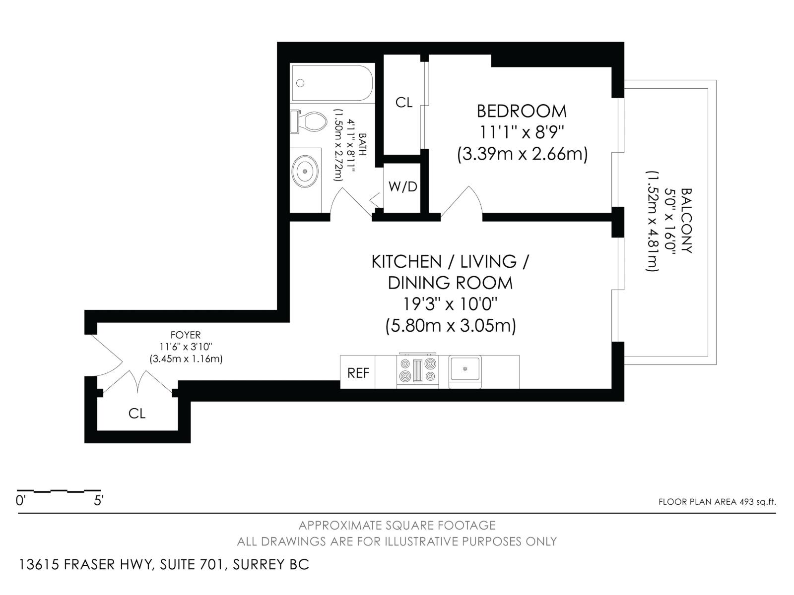 701 13615 Fraser Highway, Surrey, British Columbia  V3T 0P7 - Photo 6 - R3173358